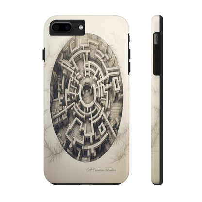 "Discover the Mystery: Maze-Inspired Cell Phone Case" -Tough Phone Cases