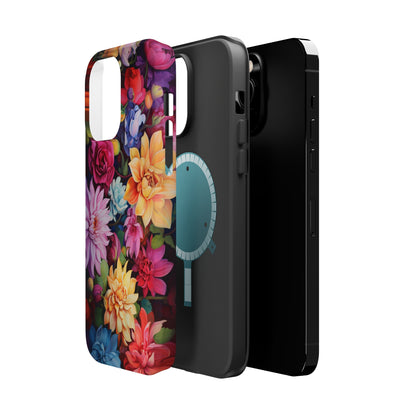 Introducing the "Blossom Beauty" Cell Phone Case – Elevate Your Style with Floral Charm -MagSafe Tough Cases