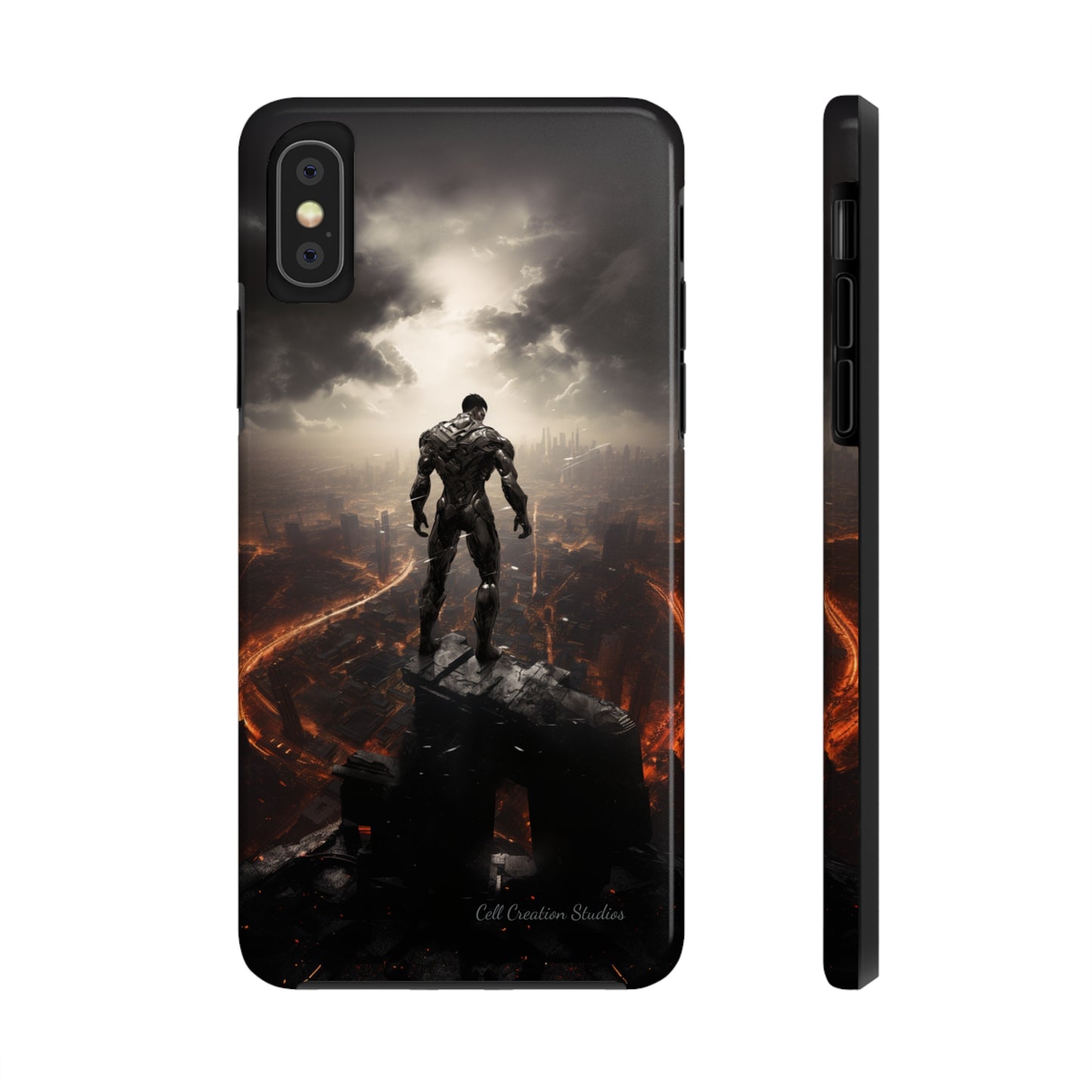 Introducing the "Cyber Guardian" Cell Phone Case – Embrace Futuristic Heroism -Tough Phone Cases