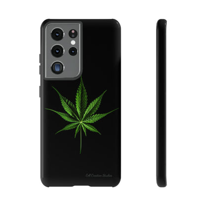 "Cannabis Chic" Marijuana Leaf Phone Case -Tough Cases