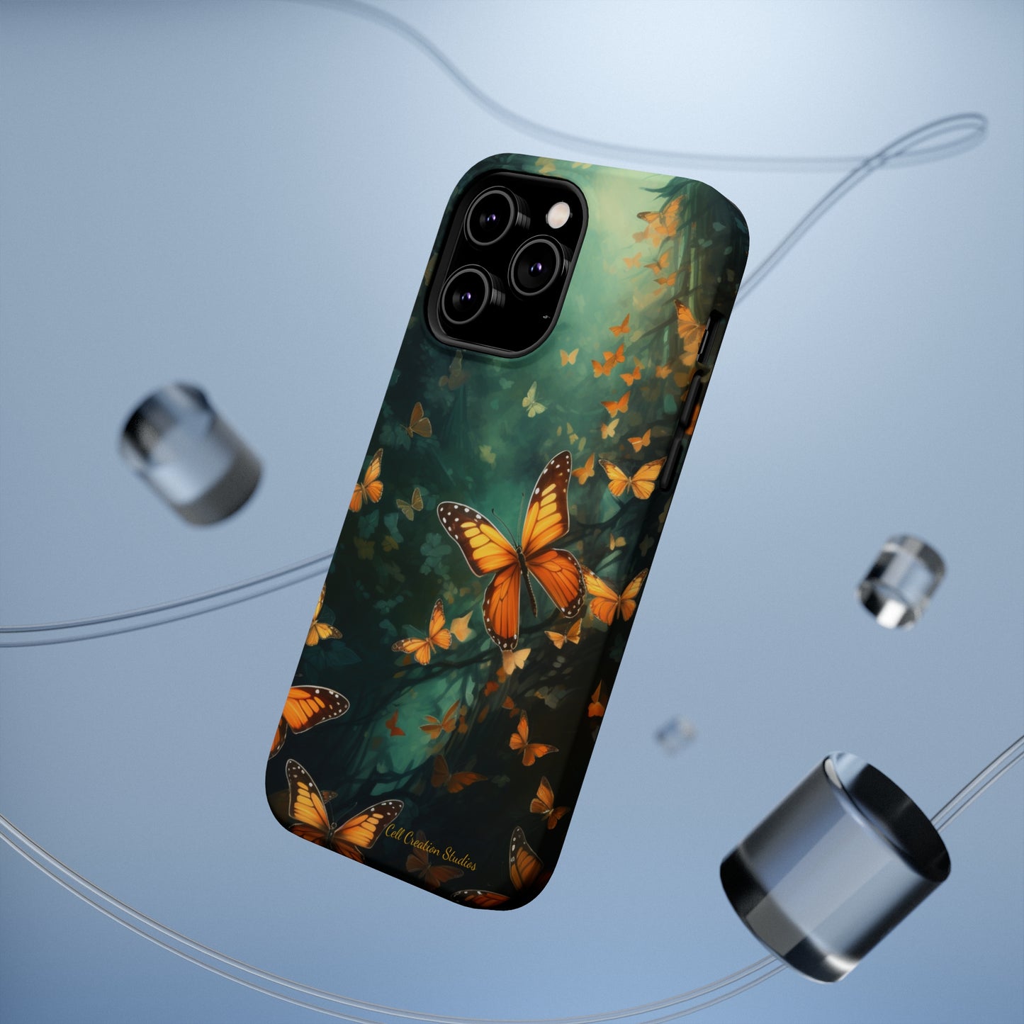 Introducing the "Butterfly Symphony" Cell Phone Case – Embrace the Dance of Nature! -MagSafe Tough Cases