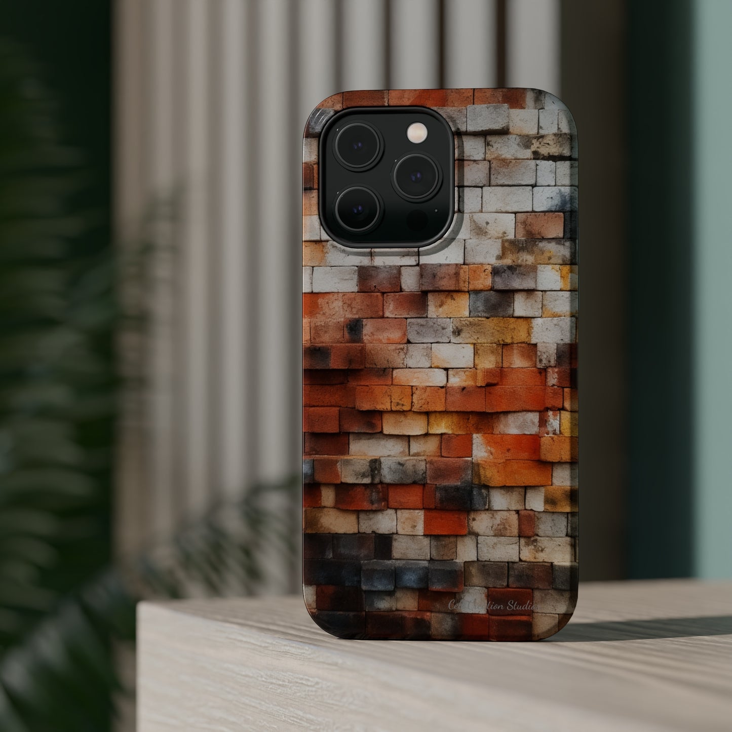 Introducing our "Urban Brickwork" Cell Phone Case – the perfect fusion of style and protection for your device -MagSafe Tough Cases