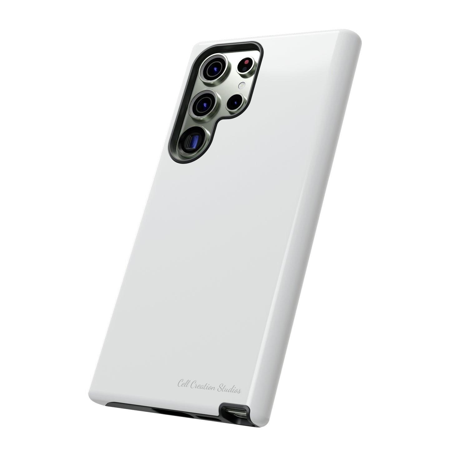 "Pure Elegance White" -Tough Samsung Phone Cases