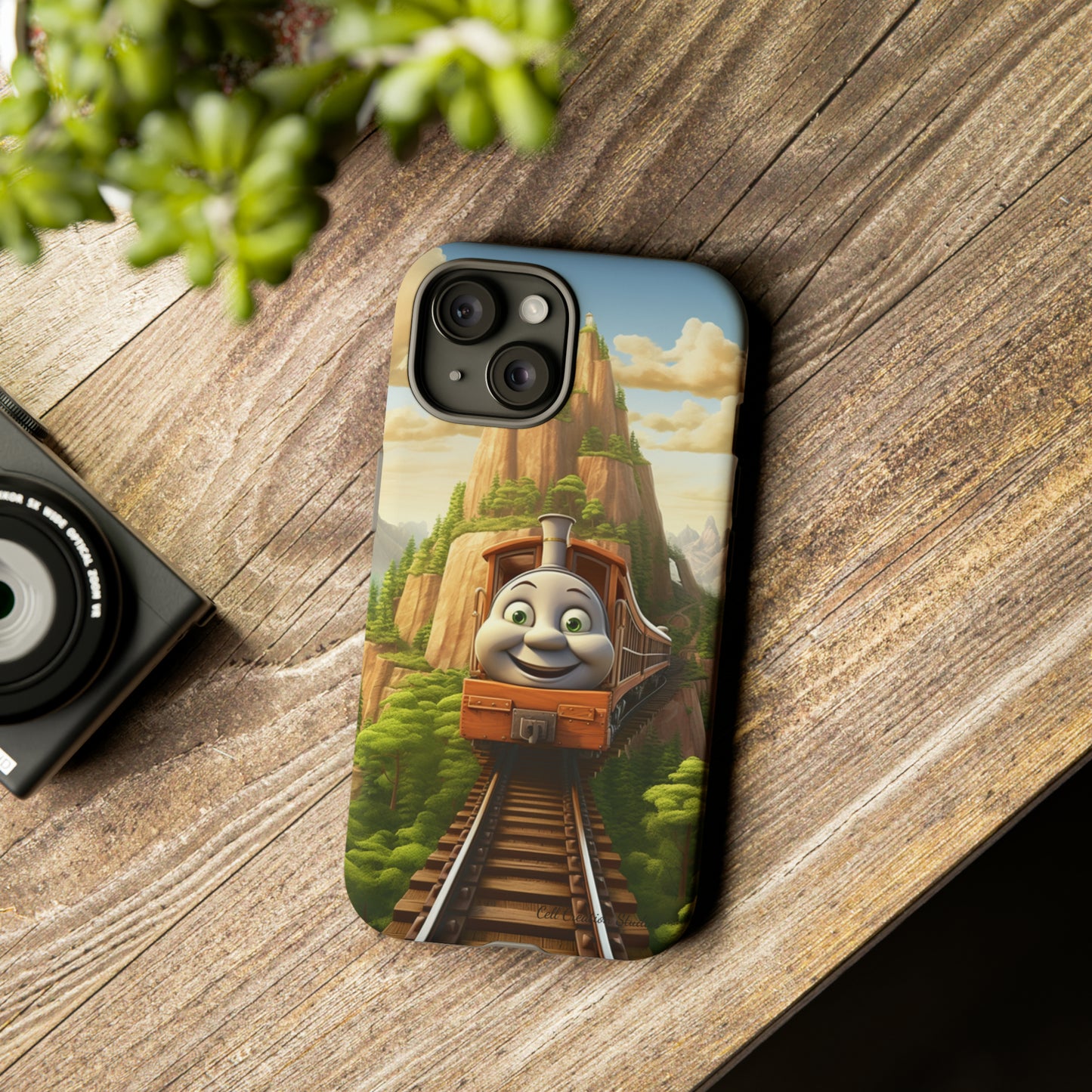 The "Mountain Journey Train" Character Phone Case-Tough Cases