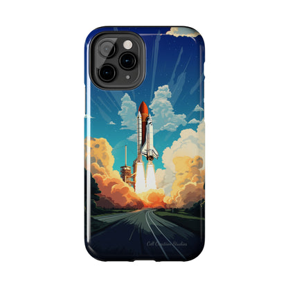 Introducing the "NASA Space Shuttle Launch" Cell Phone Case – Elevate Your Style to New Heights -Tough Phone Cases