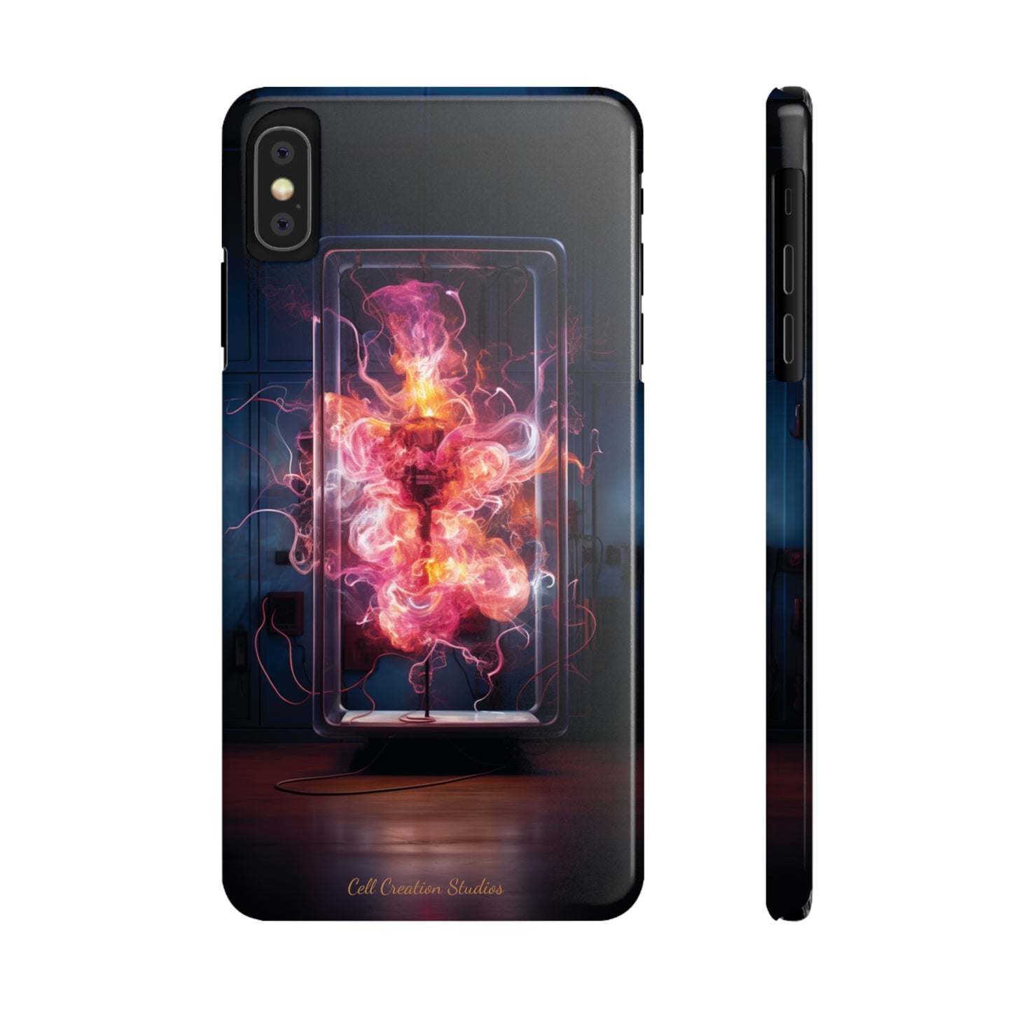 Introducing the "Ethereal Ember" Cell Phone Case – Capturing the Essence of Mystery -Slim Phone Cases