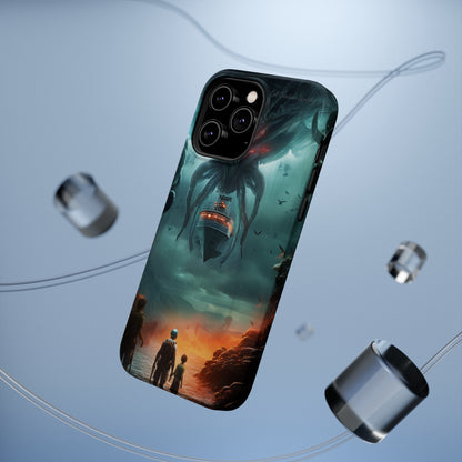 Introducing the "Extraterrestrial Resonance" Cell Phone Case – Unveil the Unseen! -MagSafe Tough Cases