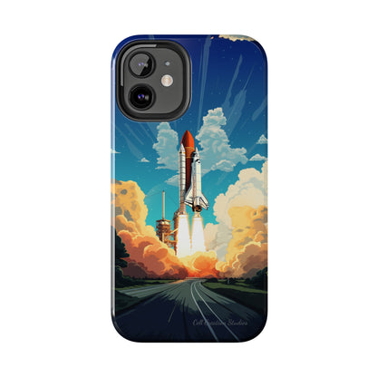 Introducing the "NASA Space Shuttle Launch" Cell Phone Case – Elevate Your Style to New Heights -Tough Phone Cases