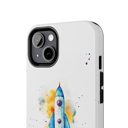 Introducing our "Cosmic Rocket" Cell Phone Case – Where Style Meets Adventure -Tough Phone Cases