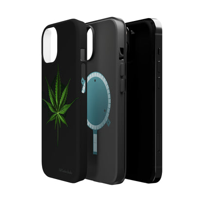 "Cannabis Chic" Marijuana Leaf Phone Case -MagSafe Tough Cases