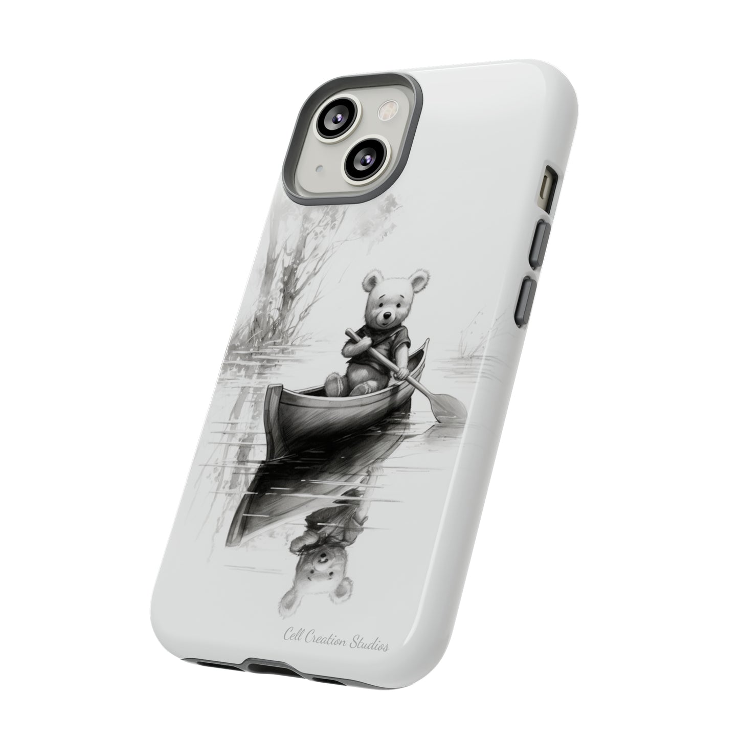 "Winnie-the-Pooh Rowing" Phone Case -Tough Cases