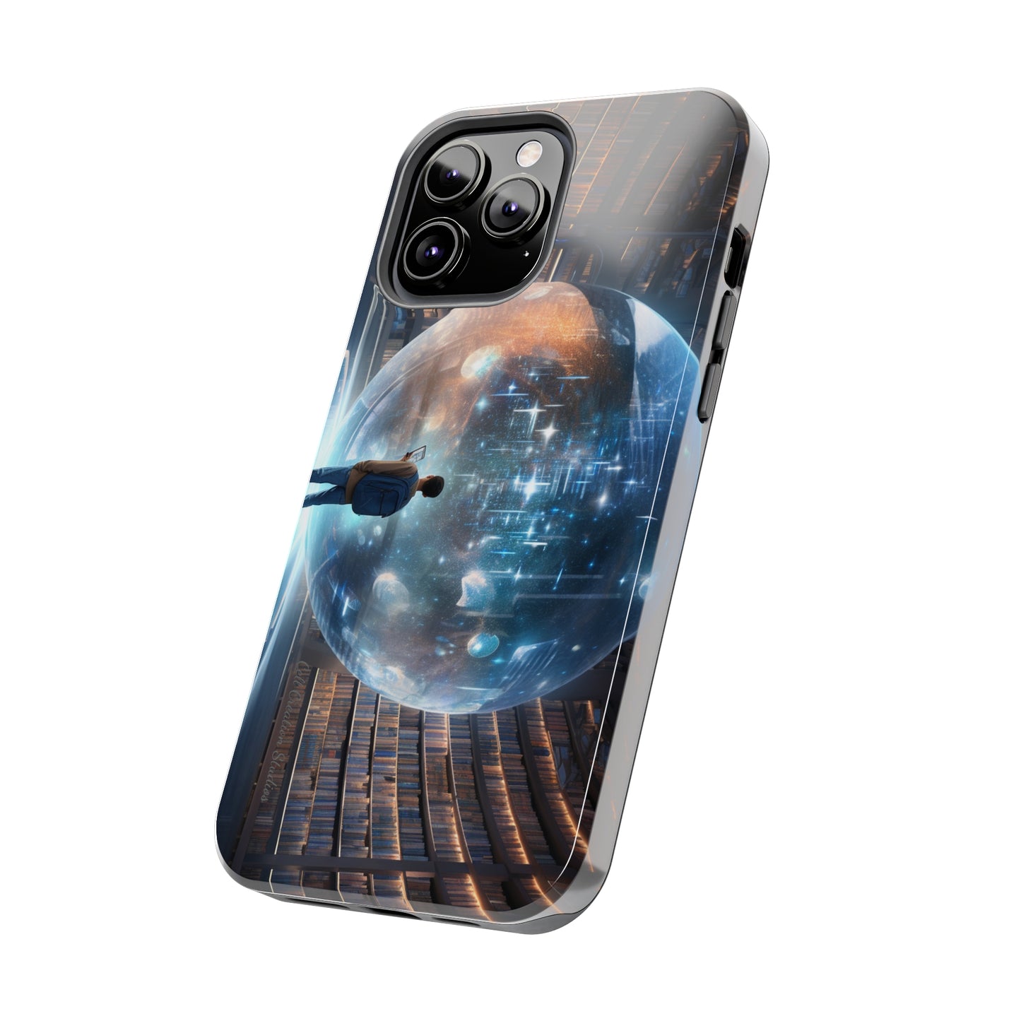 Introducing the "Library Luminary" Cell Phone Case – Where Knowledge Meets Mystery -Tough Phone Cases