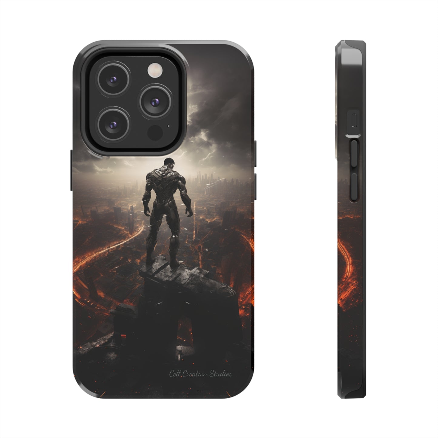 Introducing the "Cyber Guardian" Cell Phone Case – Embrace Futuristic Heroism -Tough Phone Cases