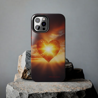 Introducing the "Sunlit Heart" Cell Phone Case – Embrace Love and Radiance -Tough Phone Cases