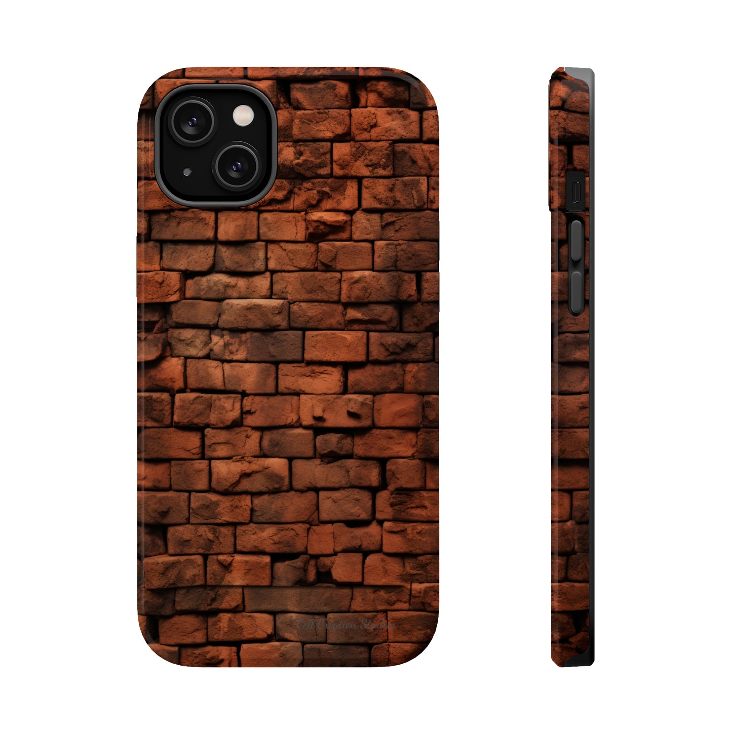 Introducing our "Urban Brick Wall" Cell Phone Case – the perfect blend of urban style and device protection -MagSafe Tough Cases