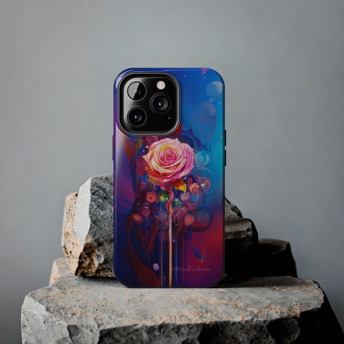 "Dreamy Rose Bloom Fantasy" -Tough iPhone Cases