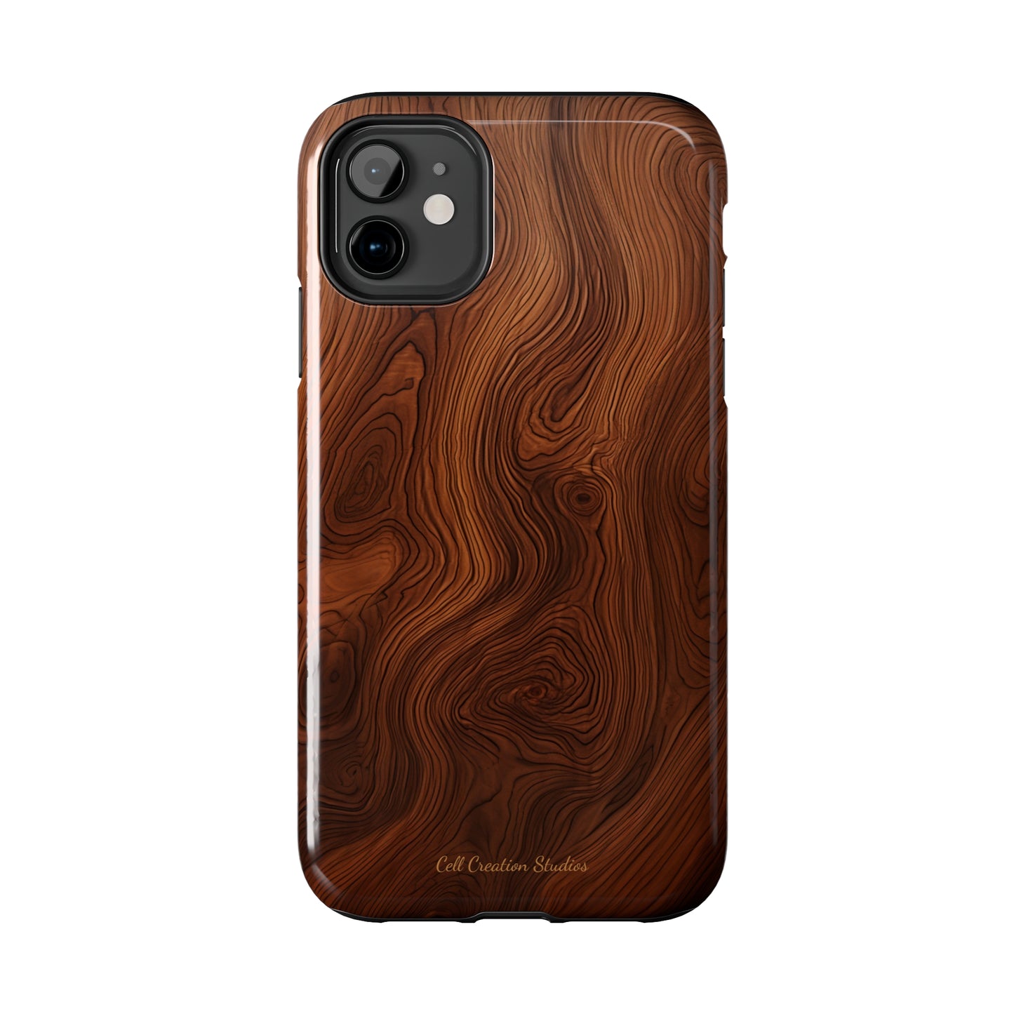 Introducing the "Natural Woodgrain" Cell Phone Case – Embrace Organic Beauty with Wood Pattern Design -Tough Phone Cases