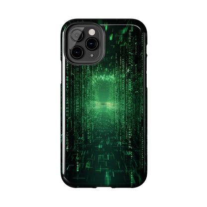 Introducing our "Digital Code Stream" Cell Phone Case – where style meets technology for your device's protection -Tough Phone Cases