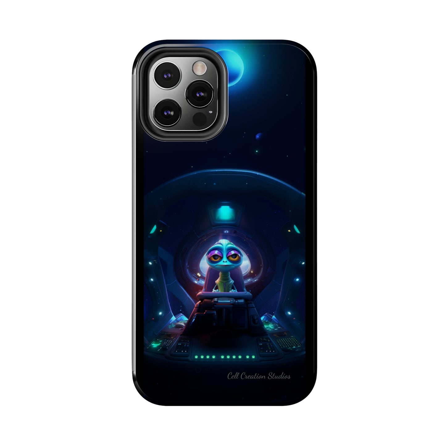 The "Cosmic Cruising Bored Alien" Phone Case-Tough Phone Cases