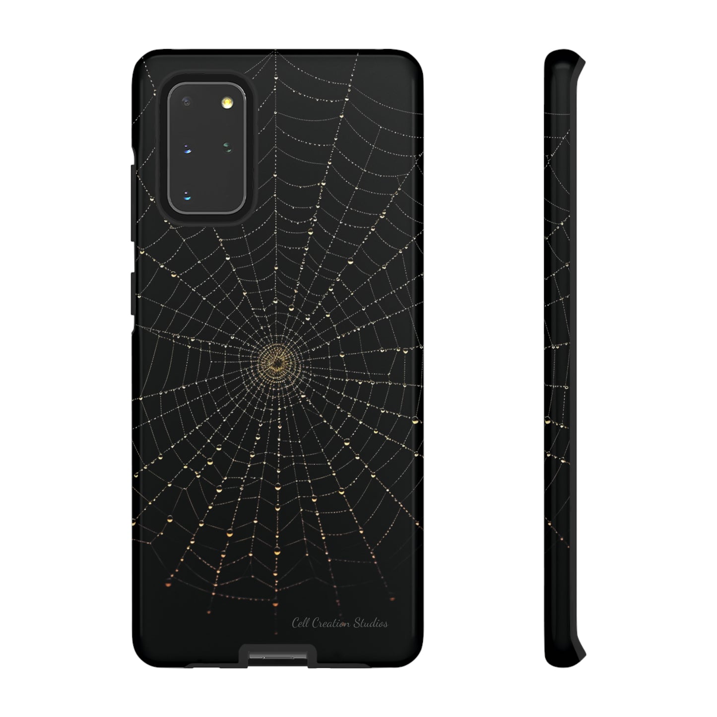 "Silken Noir Guardian" -Tough Samsung Phone Cases