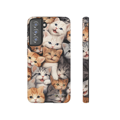 "Kitten Cuddle Haven" Phone Case -Tough Cases