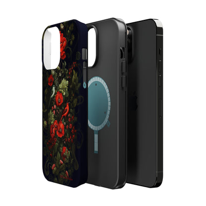 "Floral Serenade Elegance" -MagSafe Tough iPhone Cases