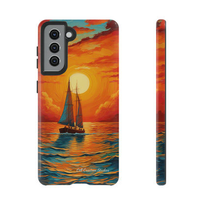 "Sailboat Sunset" - Tough Samsung Cases