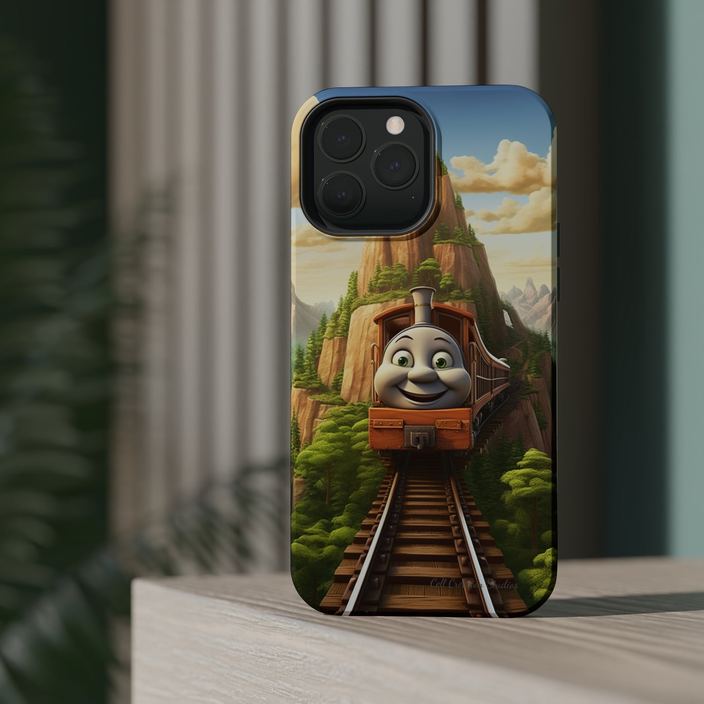 The "Mountain Journey Train" Character Phone Case -MagSafe Tough Cases