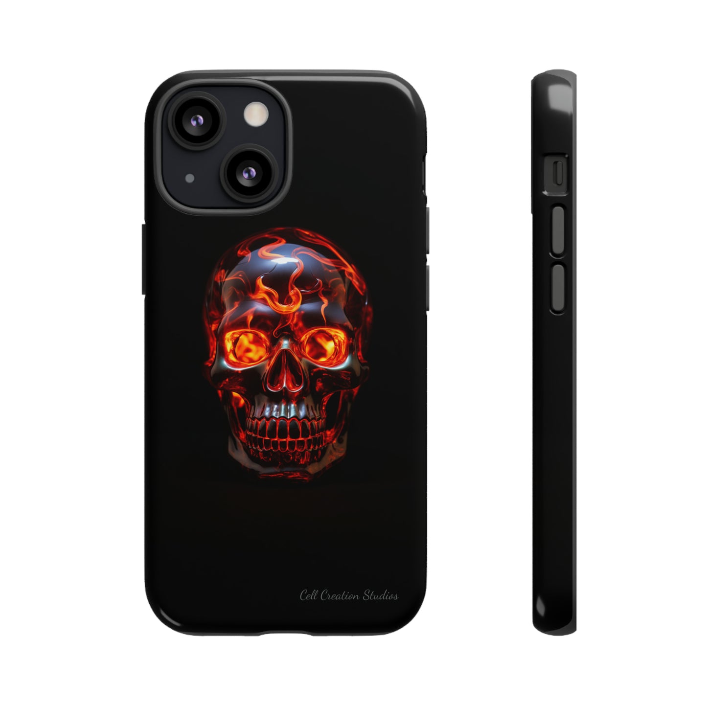 "Inferno Cranium" Phone Case -Tough Cases