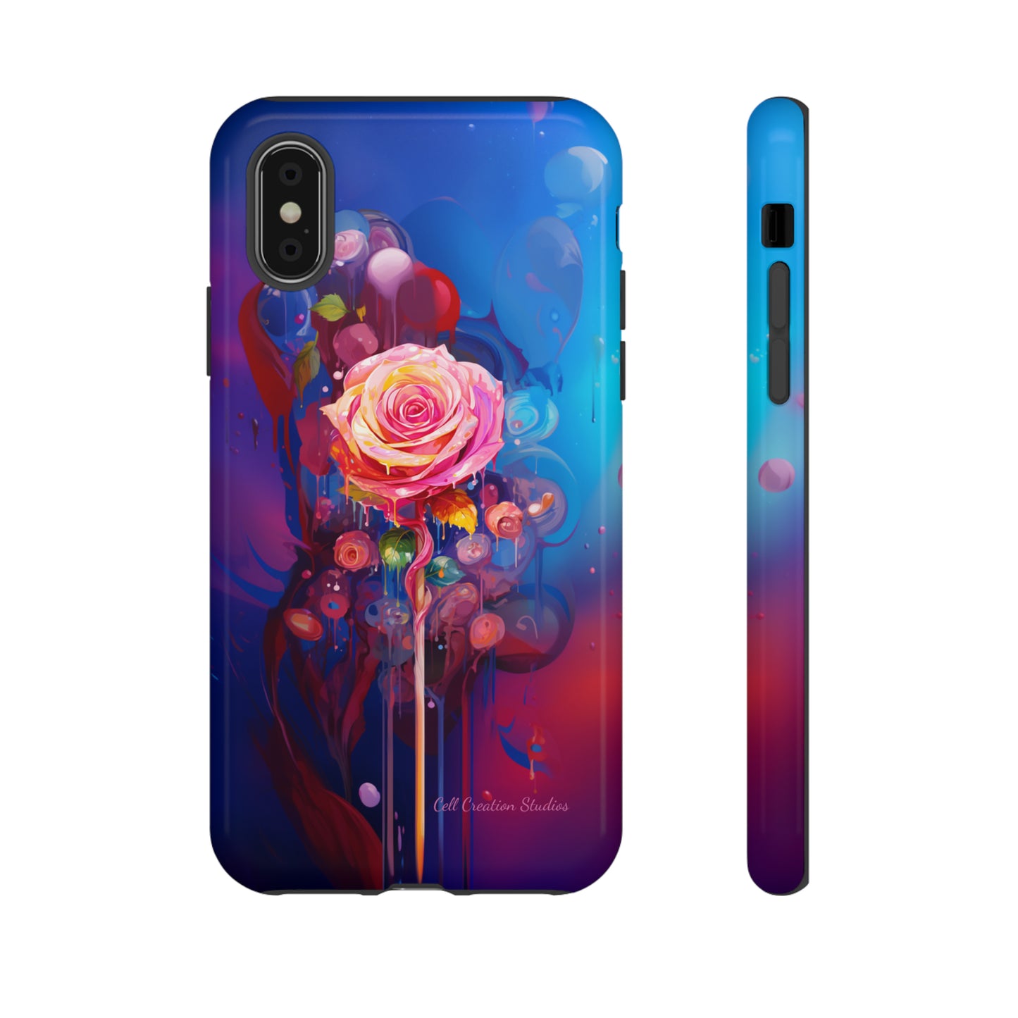 "Dreamy Rose Bloom Fantasy" -Tough iPhone Cases