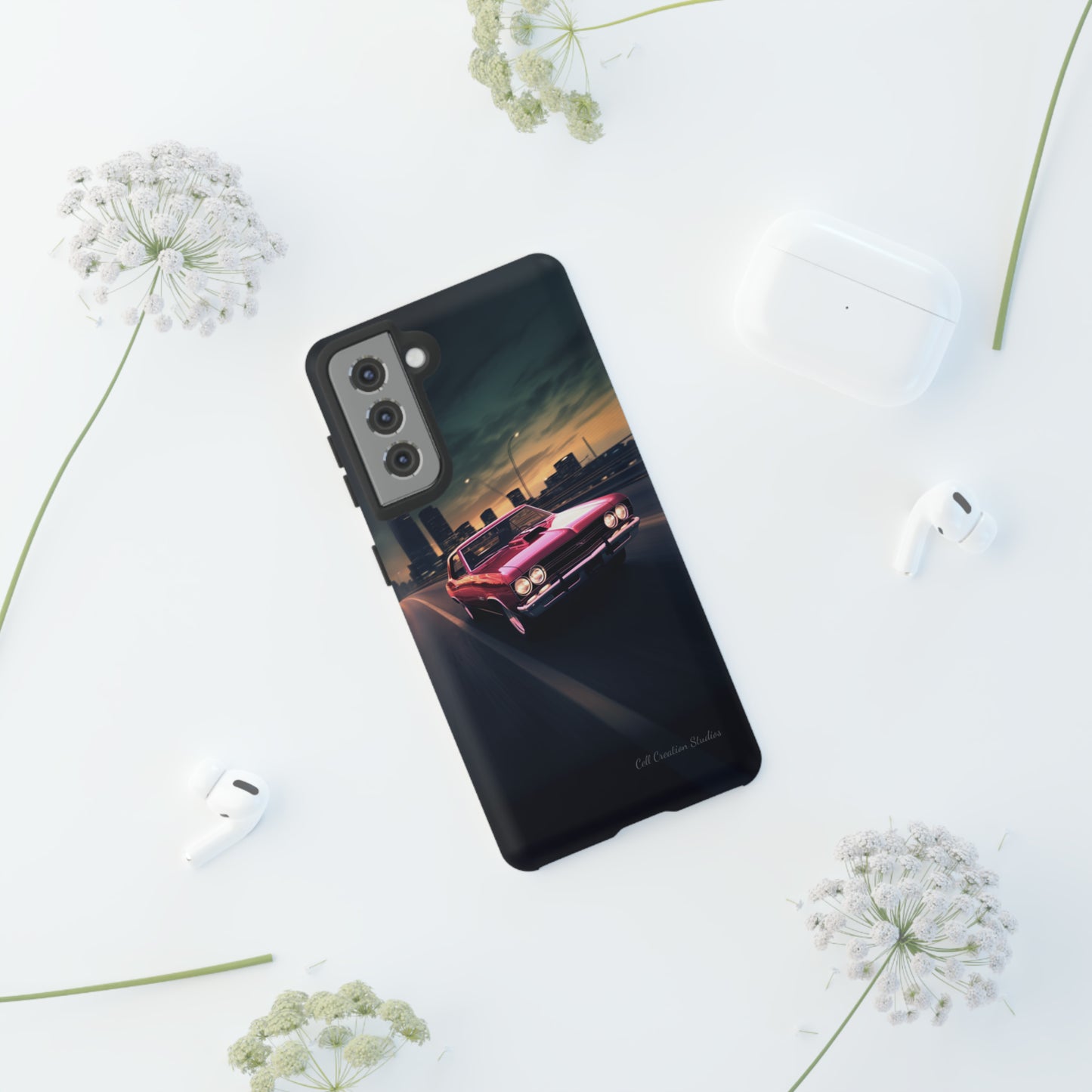 "Sunset City Cruise GTO Edition" -Tough Samsung Phone Cases