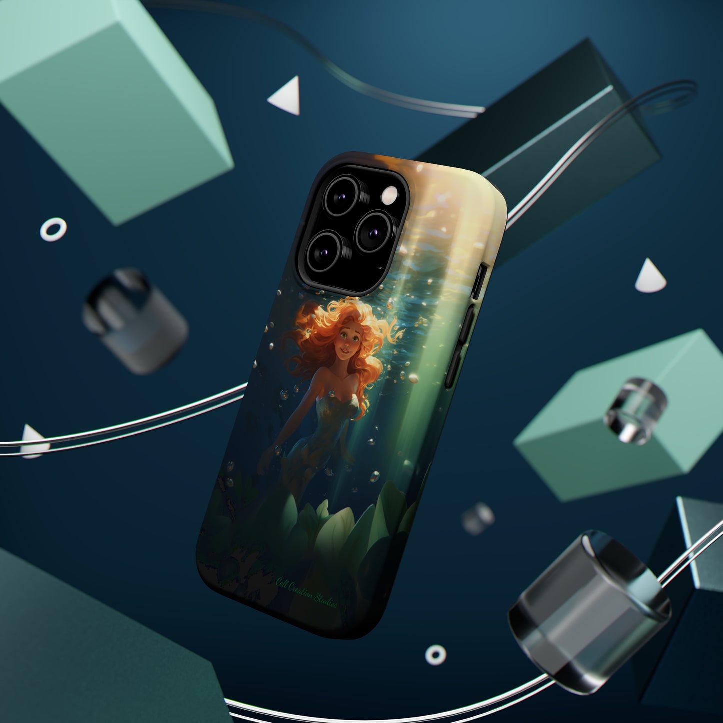 Dive into Enchantment with Our "Ariel Little Mermaid" Phone Case -MagSafe Tough Cases