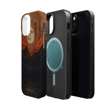 "Elevate Your Style with the Mountain Moonlight Phone Case" -MagSafe Tough Cases