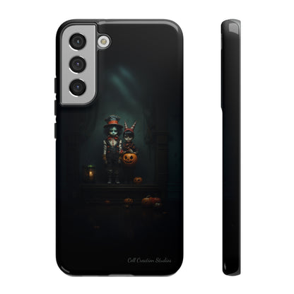 Introducing the "Haunted Halloween Kids" Cell Phone Case – A Glimpse into Spooky Wonder -Tough Cases