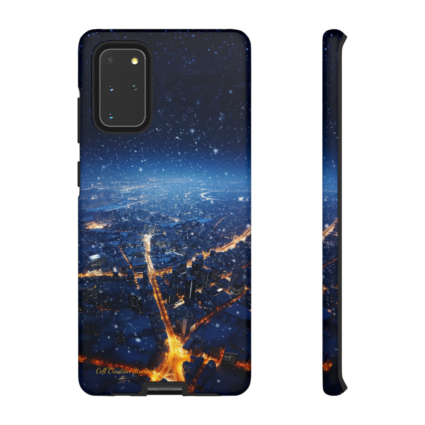 "Urban Snowfall Glow" -Tough Samsung Phone Cases