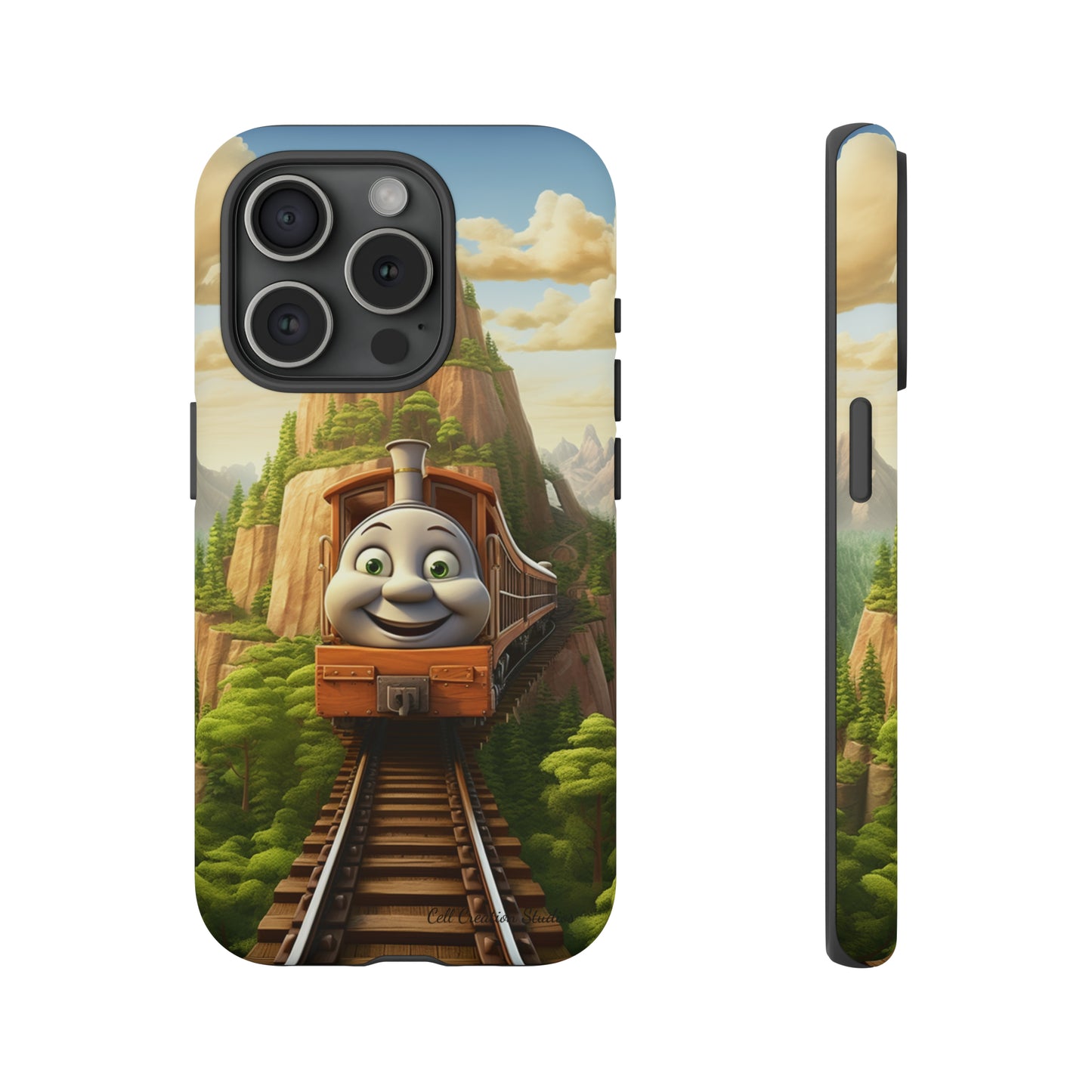 The "Mountain Journey Train" Character Phone Case-Tough Cases