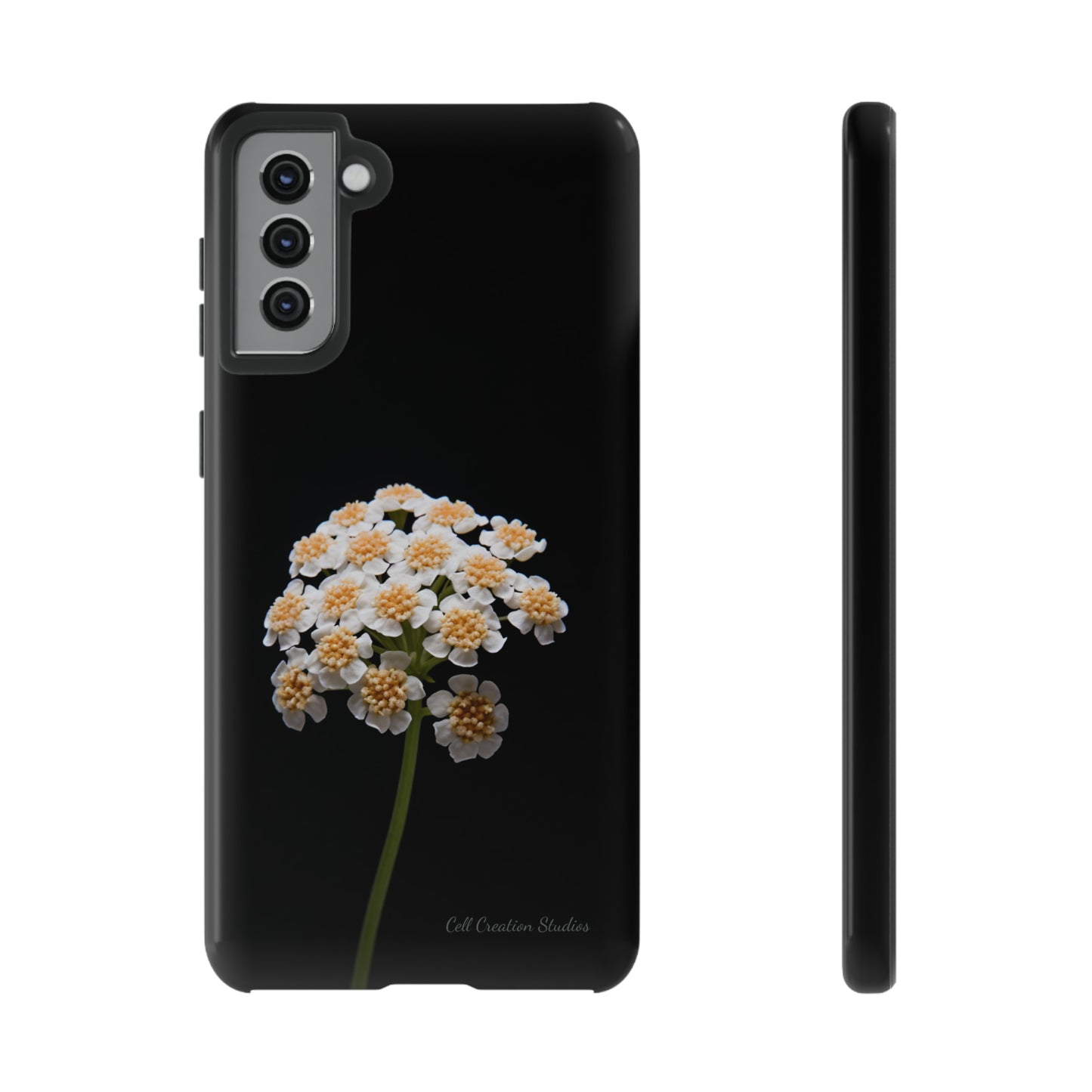 "Elegant Yarrow Bloom" -Tough Samsung Phone Cases