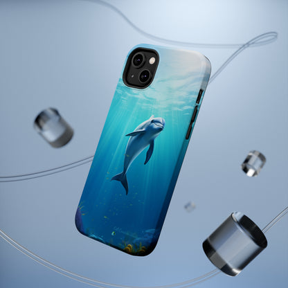 The "Dolphin Serenity" -MagSafe Tough iPhone Cases