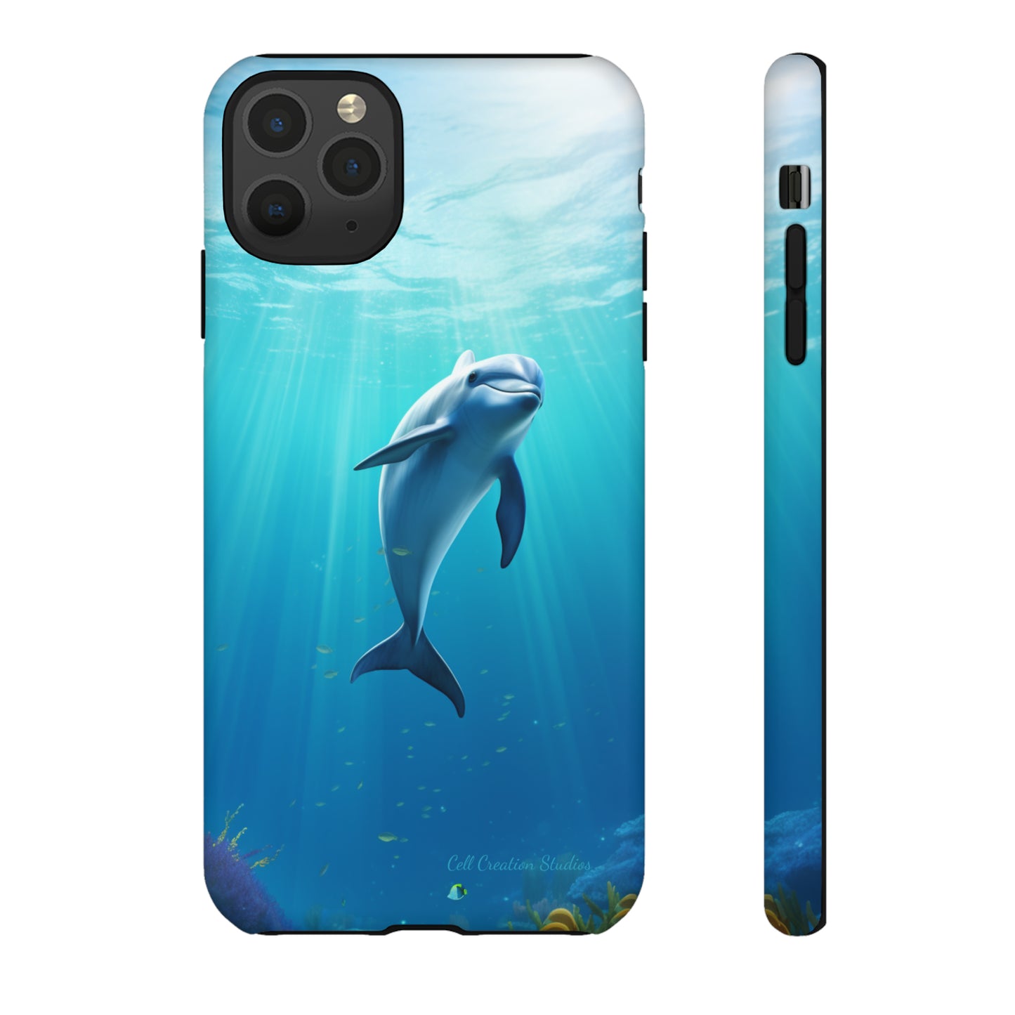 The "Dolphin Serenity" -Tough iPhone Cases