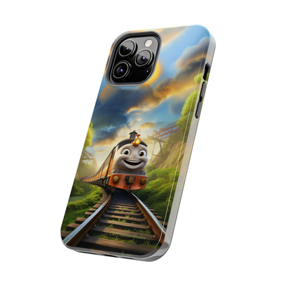 The "Smiling Express Train" Phone Case -Tough Phone Cases