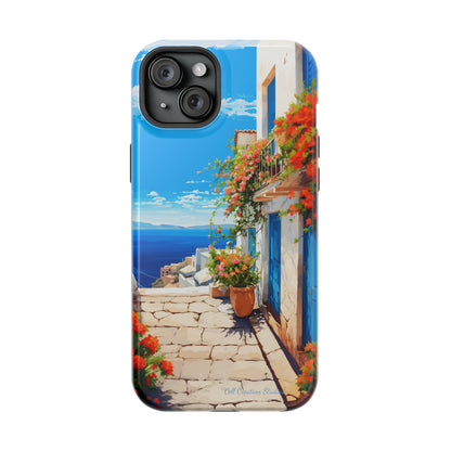 "Mediterranean Bliss Horizon" -MagSafe Tough iPhone Cases