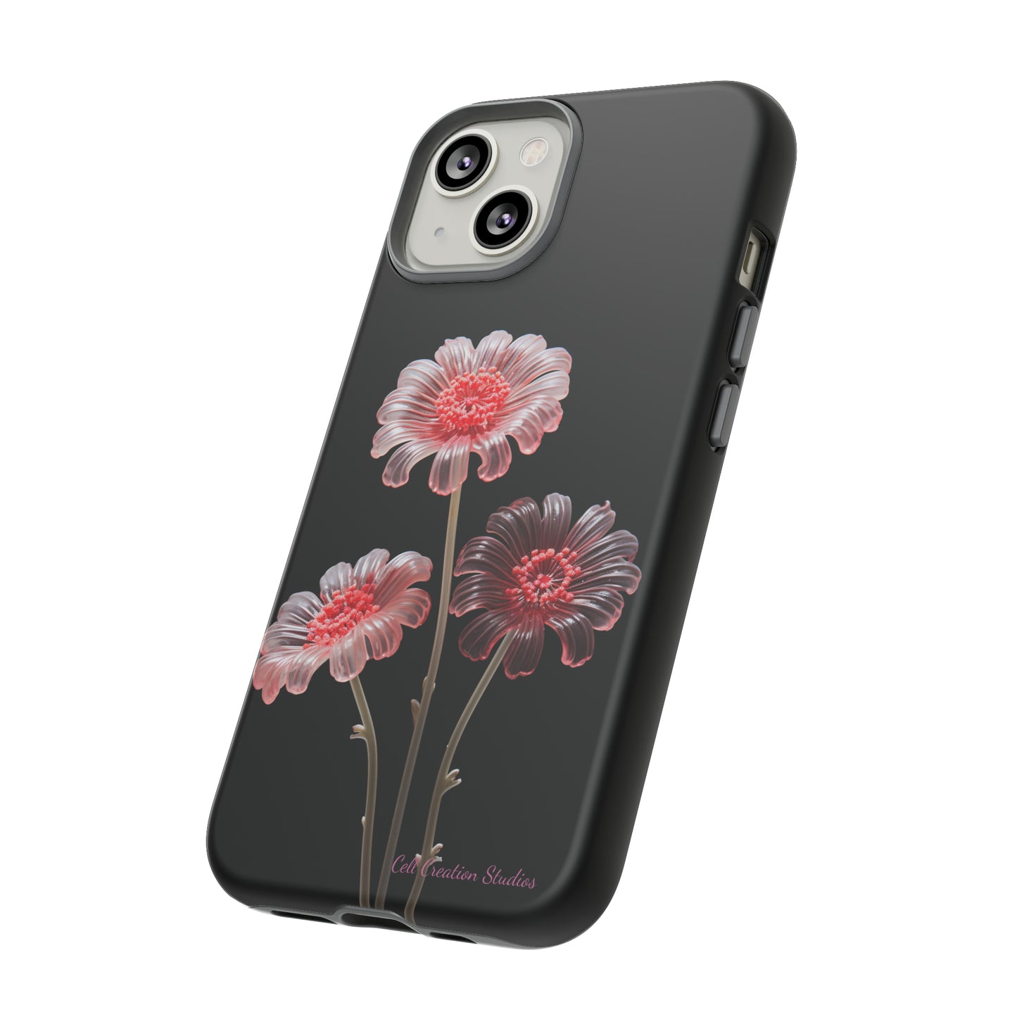 The "Desert Rose Glass Blossom" Phone Case -Tough Cases