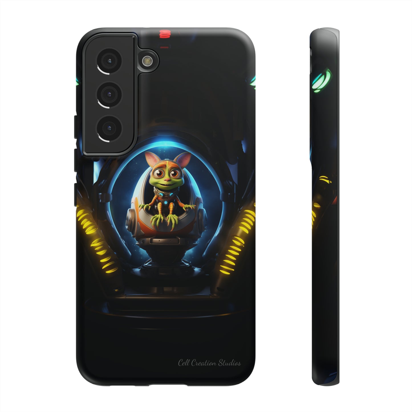 The "Galactic Explorer Alien Spaceship" Phone Case -Tough Cases