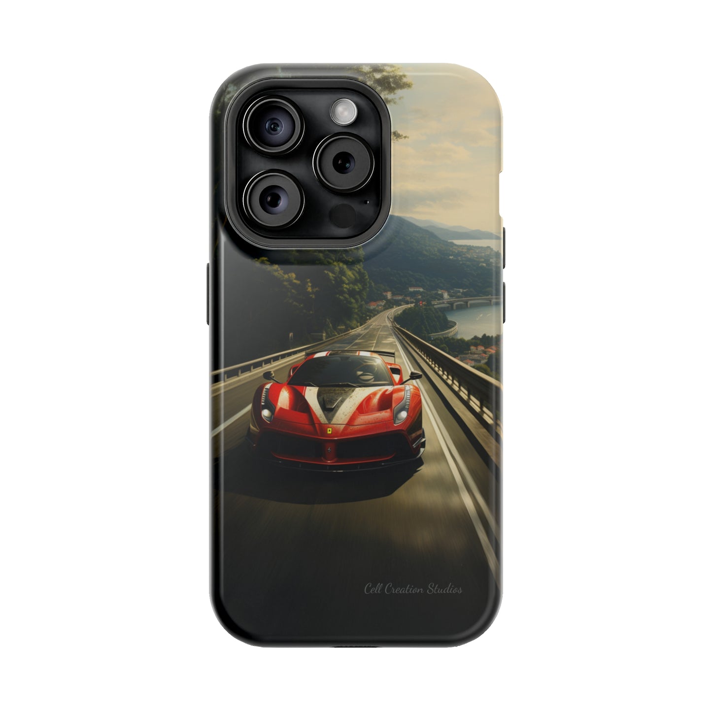 "Tropical Thrill Ferrari Edition" -MagSafe Tough iPhone Cases