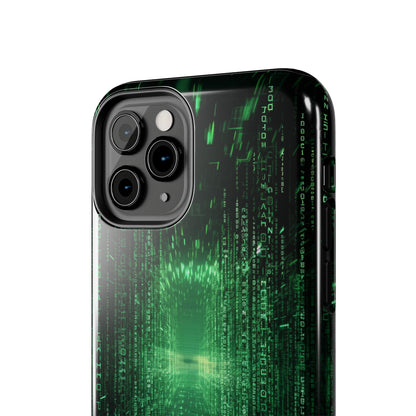 Introducing our "Digital Code Stream" Cell Phone Case – where style meets technology for your device's protection -Tough Phone Cases