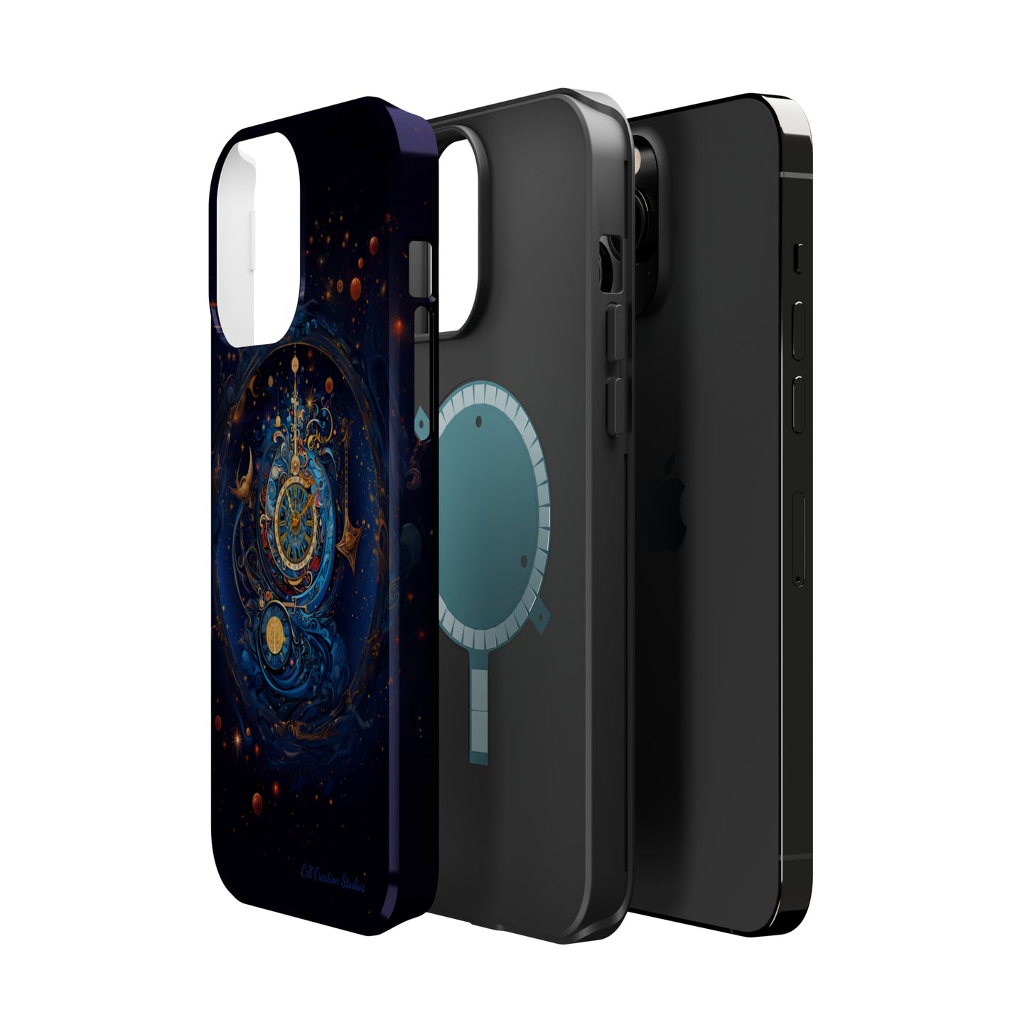 "Cosmic Clock Elegance" -MagSafe Tough iPhone Cases