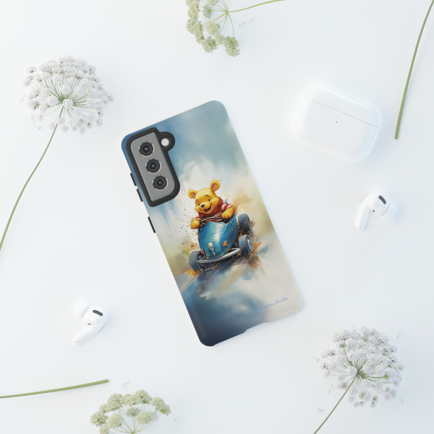 "Winnie-the-Pooh's Race Day" Phone Case -Tough Cases