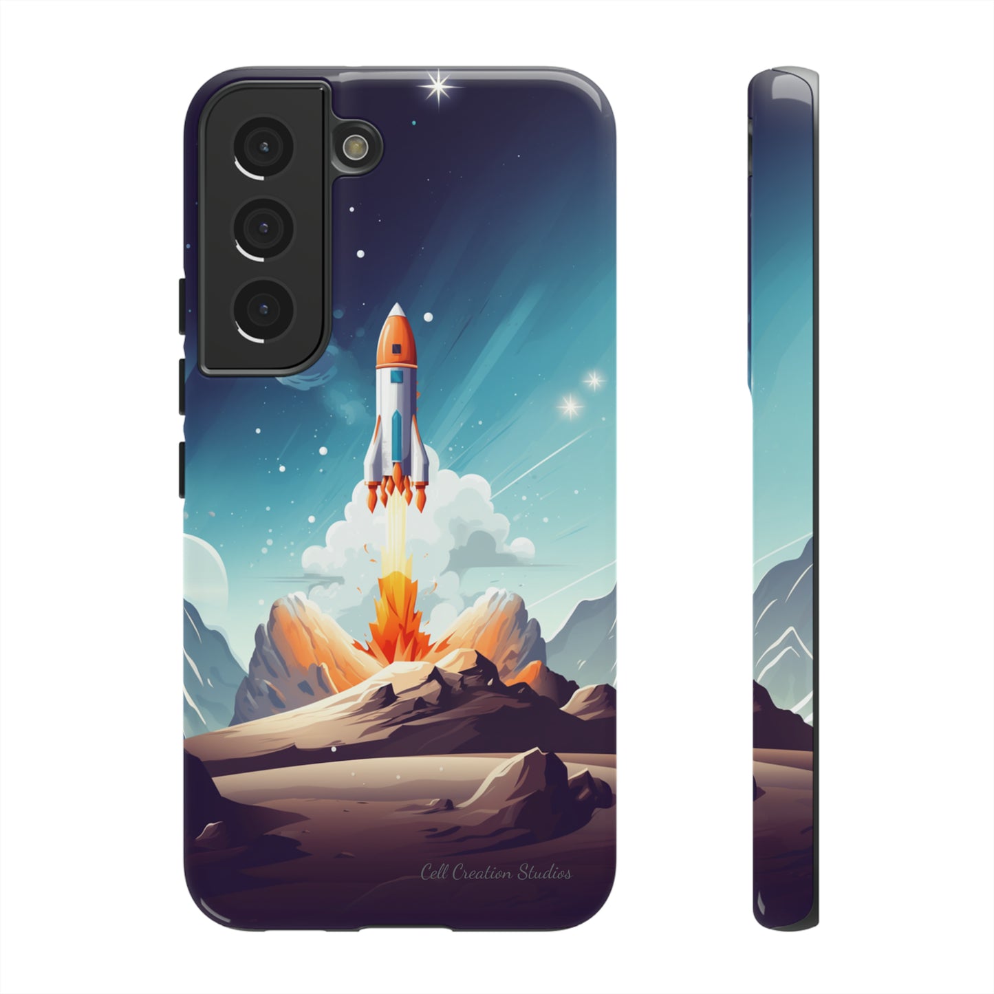 Introducing our "Galactic Odyssey" Cell Phone Case – Launch Your Device into Adventure -Tough Cases