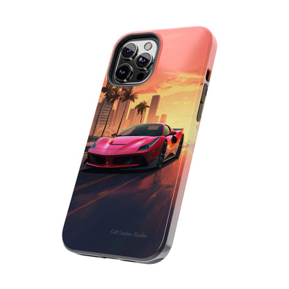 "Sunset Boulevard Ferrari Edition" -Tough iPhone Cases