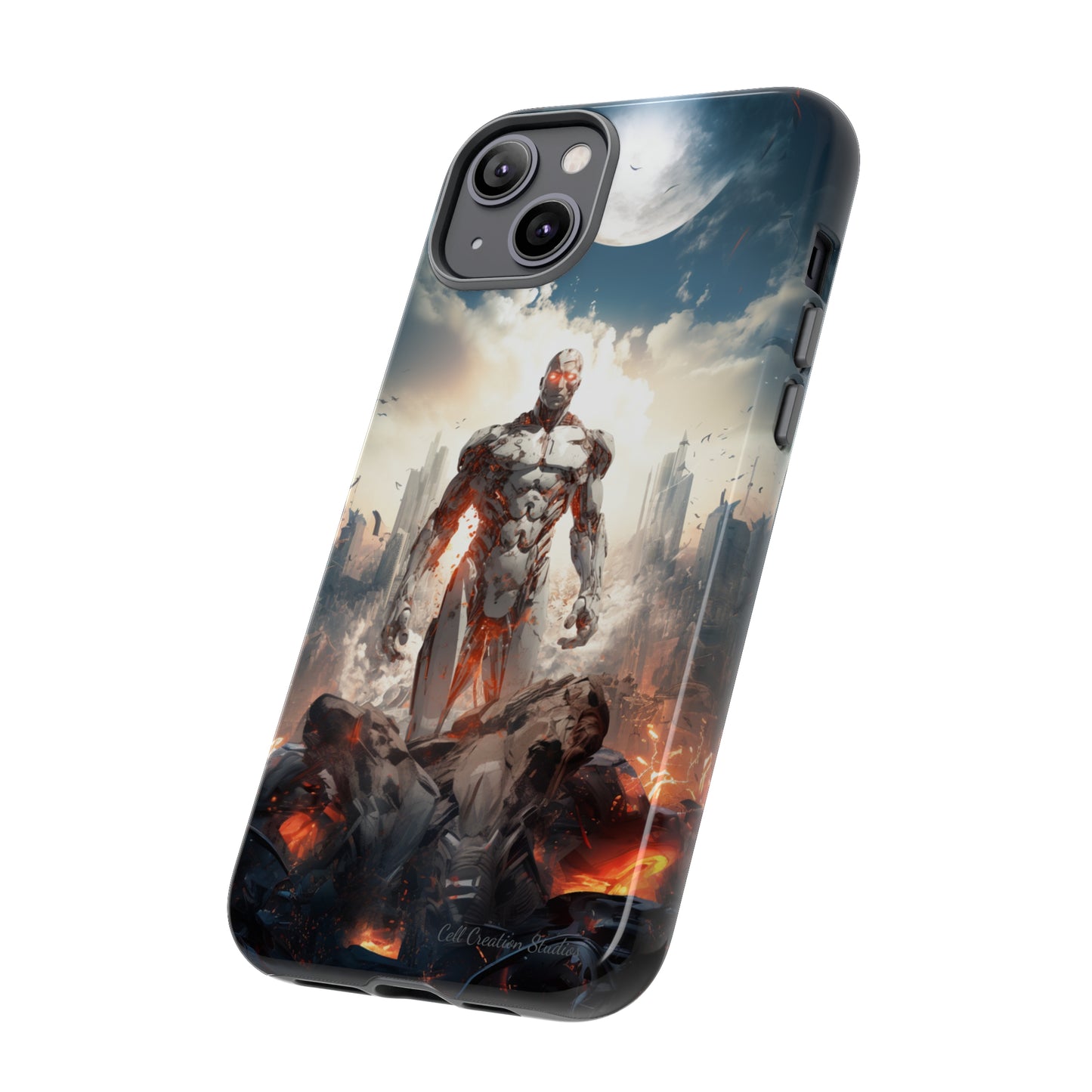 Introducing the "Cyber Guardian" Cell Phone Case – Embrace Futuristic Heroism -Tough Cases